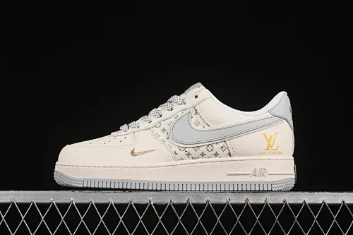 All categories Nk Air Force 1 Air Force series Nk Air Force 1 Low Air Force low-top Nike Air Force 1'07 Low LV co-branded printed small gold hook Air Force 1 low-top casual sneakers XX3168-159